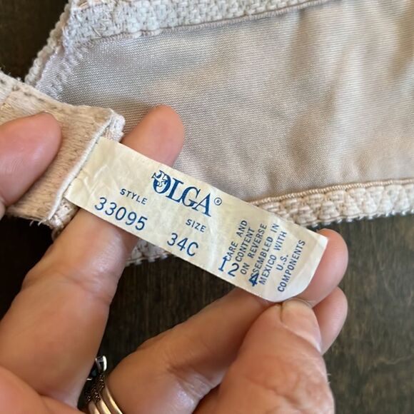 Vintage Olga wired nylon bra style 33095 Sz- 34C - Picture 7 of 9